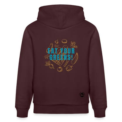 FINE.MAFI Relaxed Hoodie CREW - Maroon