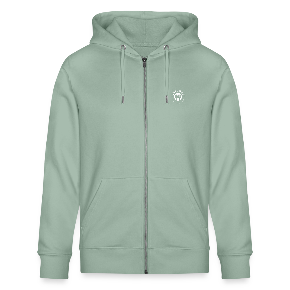 Food Couture Unisex Bio-Kapuzenjacke - Helles Graugrün