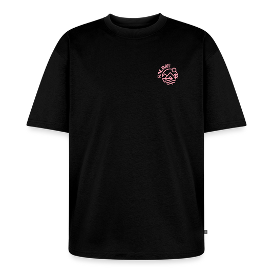 Vanlife Unisex Premium Oversized Bio T-Shirt F.UCK Normal Black - Schwarz