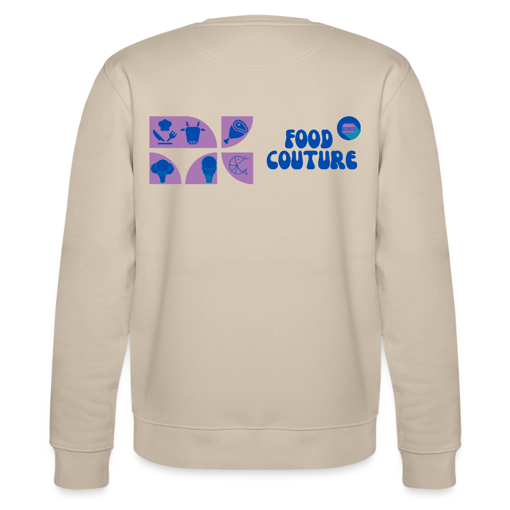Food Couture Unisex Bio-Sweatshirt - Beige