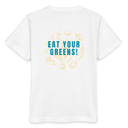 GASTROKIDS Kinder T-Shirt FOOD PLANET - Weiß