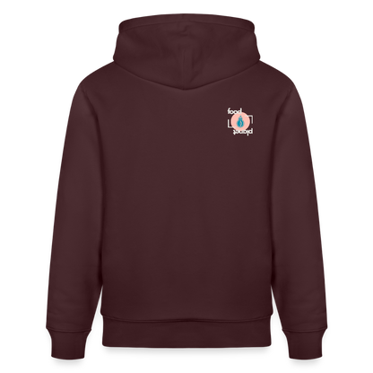 FINE.MAFI Relaxed Hoodie CREW - Maroon