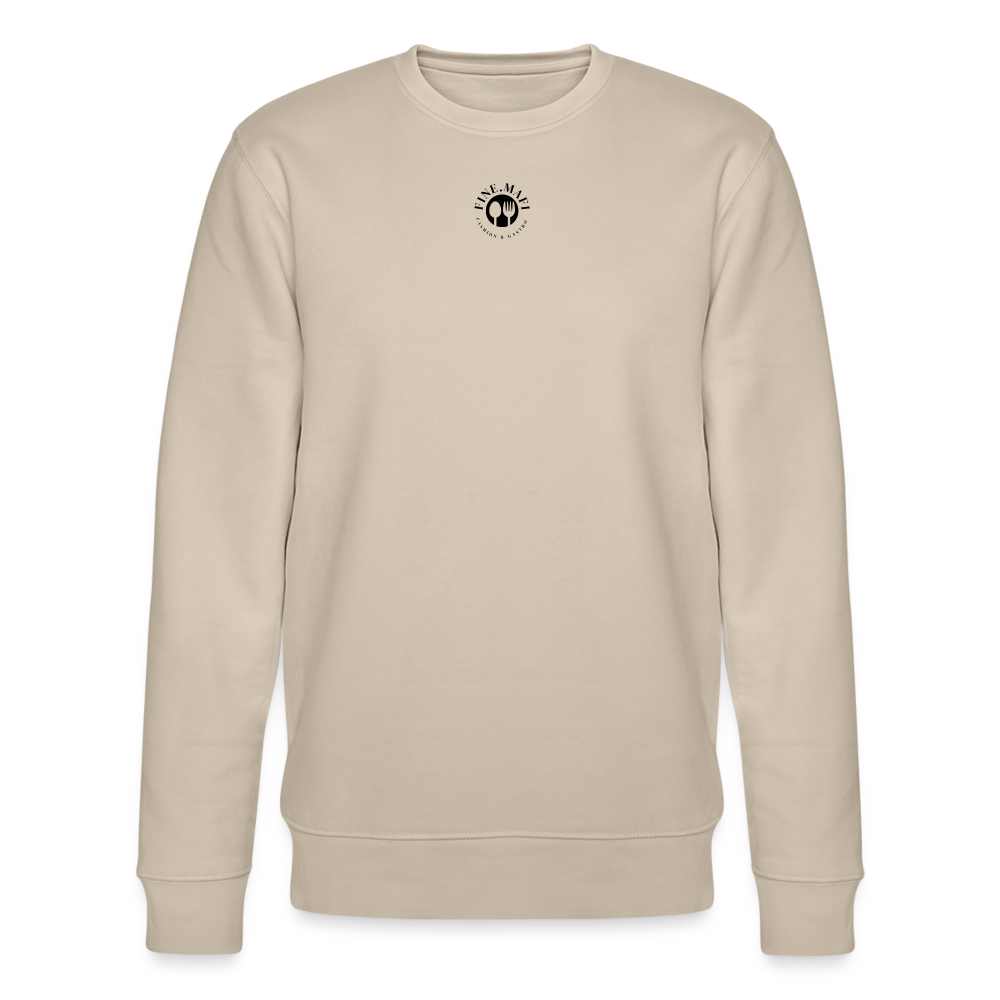 FOOD LOVE Unisex Oversize Bio-Sweatshirt Hummus - Beige
