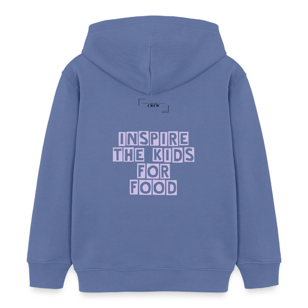 Gastrokids Unisex Organic Hoodie Crew - Blau