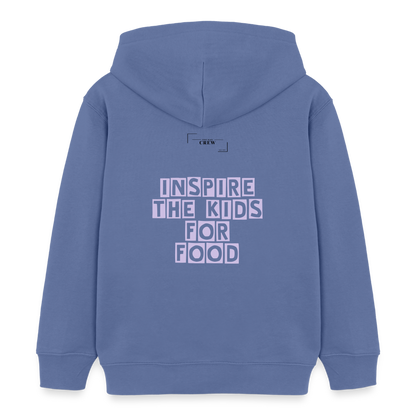 Gastrokids Unisex Organic Hoodie Crew - Blau