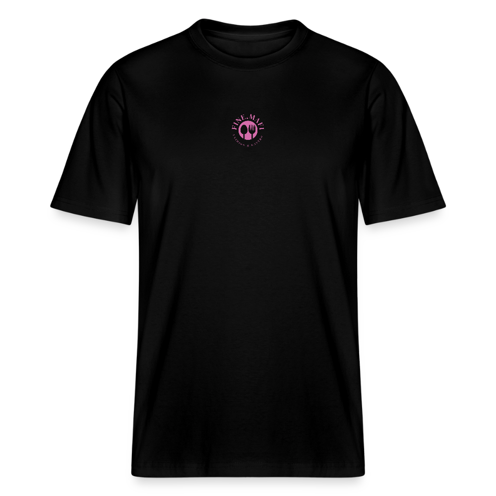 FOOD LOVE Relaxed Fit Unisex Bio-T-Shirt DIGGA - Schwarz