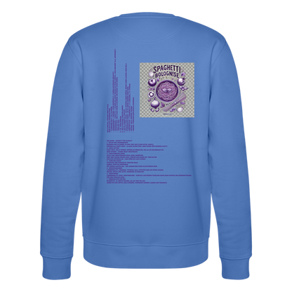 FOOD LOVE Collection Unisex Bio-Sweatshirt Bolo - Blau