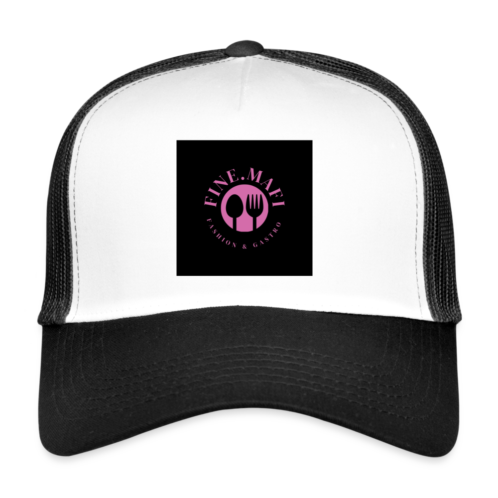 Trucker Cap - Weiß/Schwarz