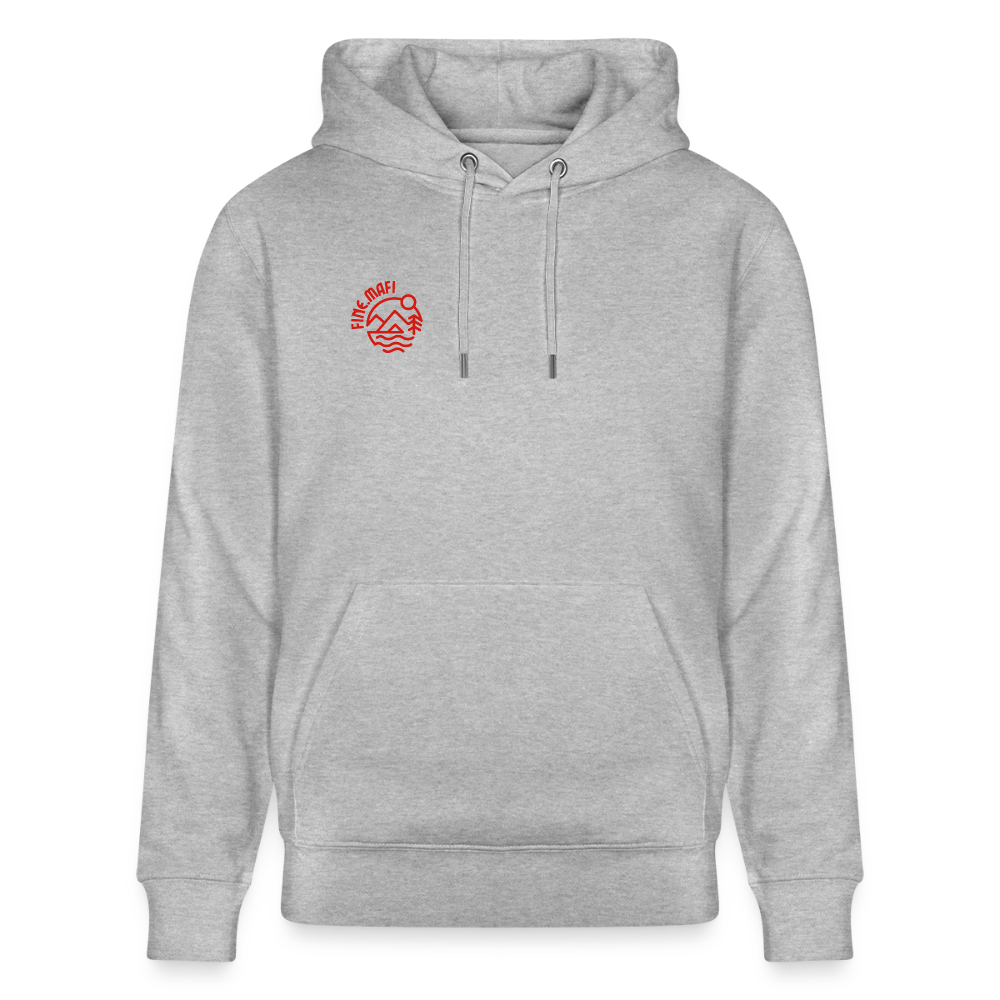 Vanlife Unisex Bio-Hoodie Coffee - Grau meliert