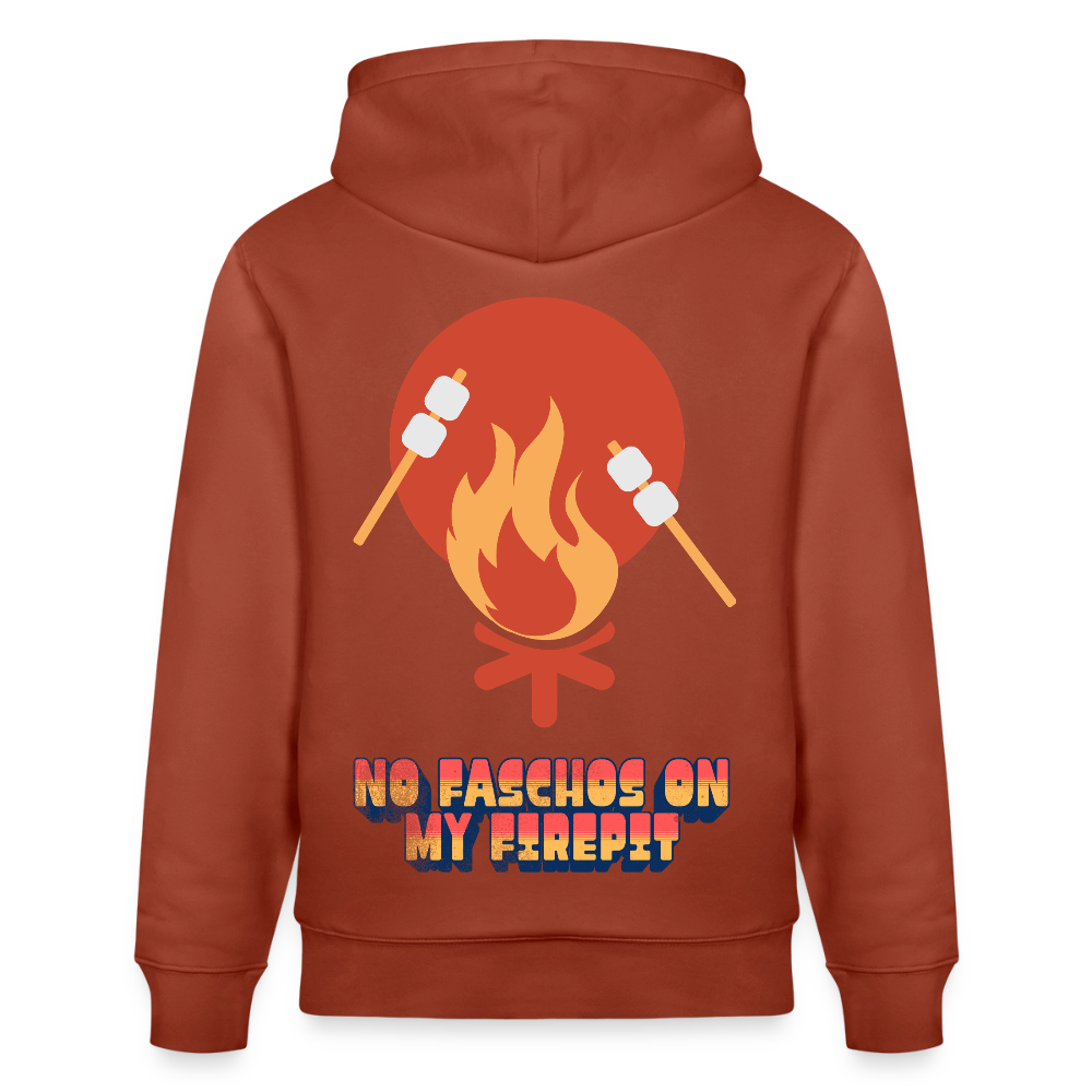 Vanlife Unisex Bio-Hoodie Firepit - Terrakotta