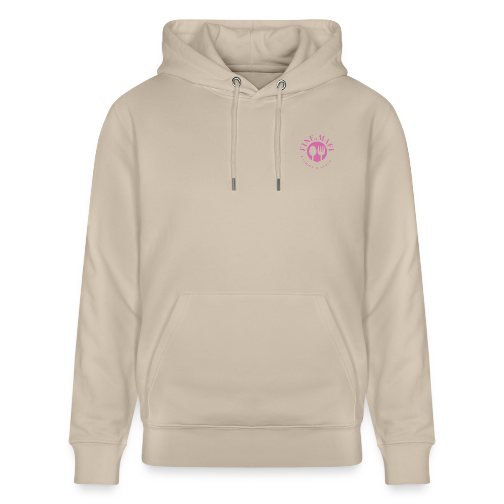 FOOD LOVE Unisex Bio-Hoodie DIGGA - Beige