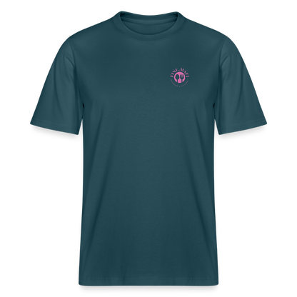 FINE.MAFI Relaxed Fit Unisex Bio-T-Shirt Zero Waste - Dunkles Petrol
