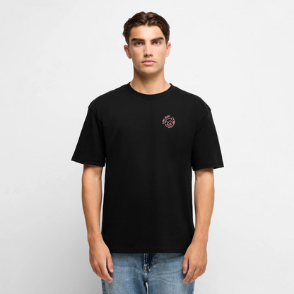 Vanlife Unisex Premium Oversized Bio T-Shirt F.UCK Normal Black - Schwarz