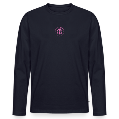 Premium Bio Langarmshirt Tasty - Navy