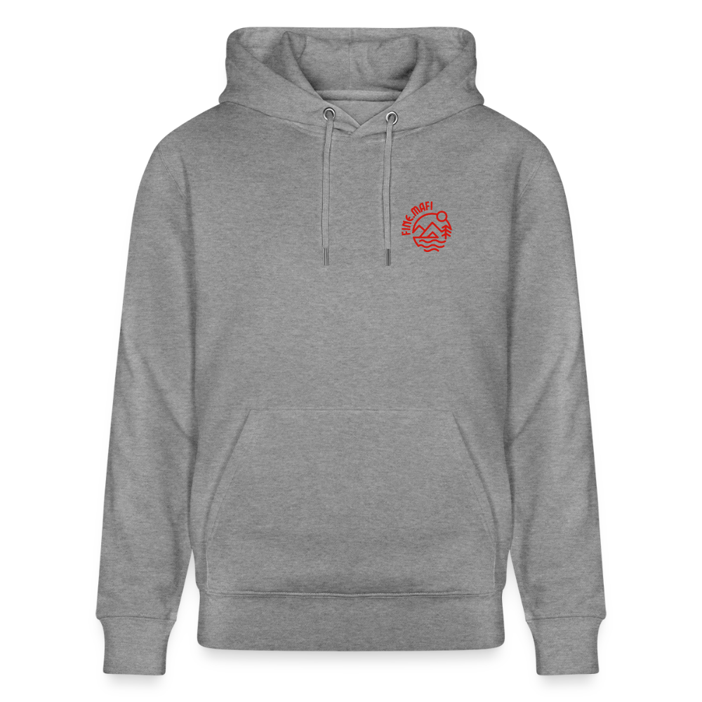 Vanlife Unisex Bio-Hoodie Sushi - Hellgrau marmoriert