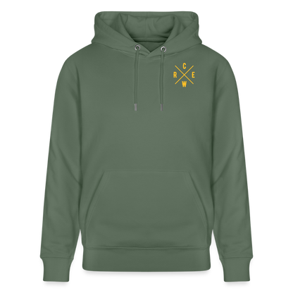 FINE.MAFI Relaxed Hoodie CREW - Tanngrün