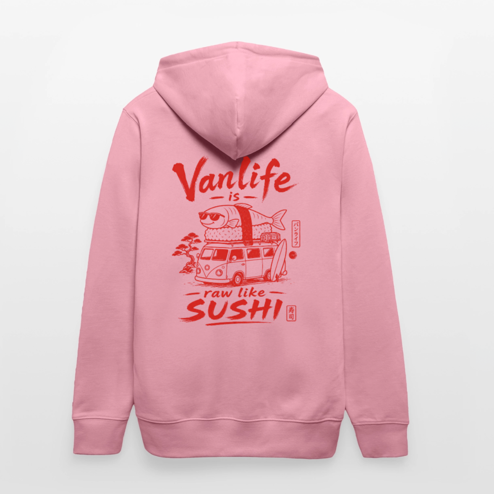 Vanlife Unisex Bio-Hoodie Sushi - Lila Traum
