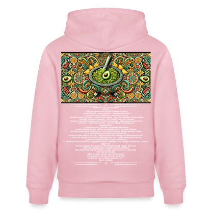 FOOD LOVE Unisex Bio-Hoodie Guaca - Hellrosa