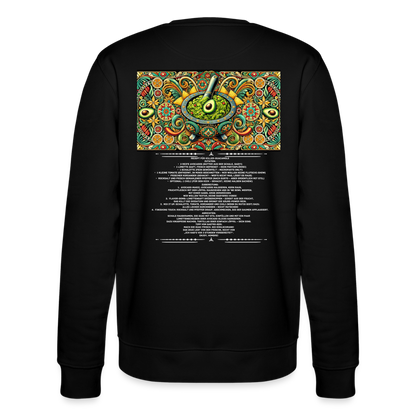 FOOD LOVE Unisex Bio-Sweatshirt Guaca - Schwarz