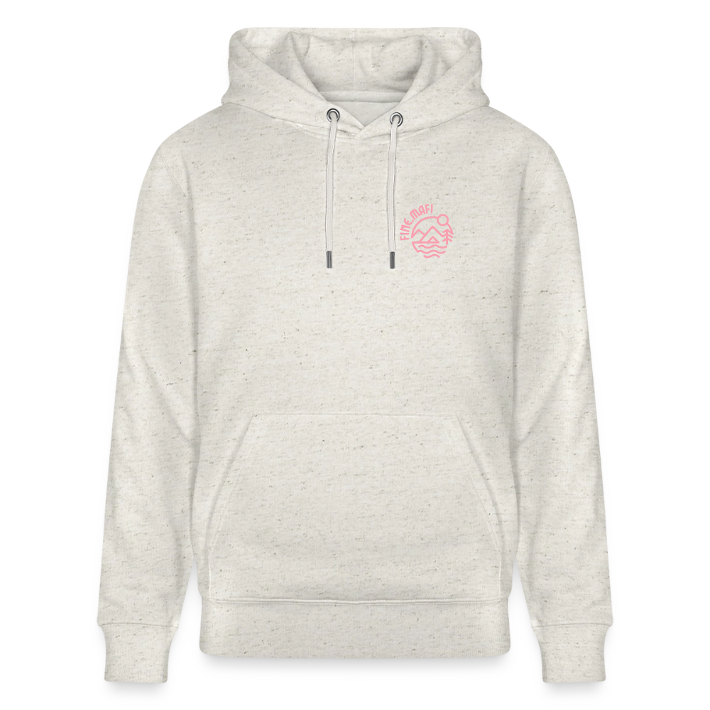 Vanlife Unisex Bio-Hoodie F.CK Normal - Beige meliert